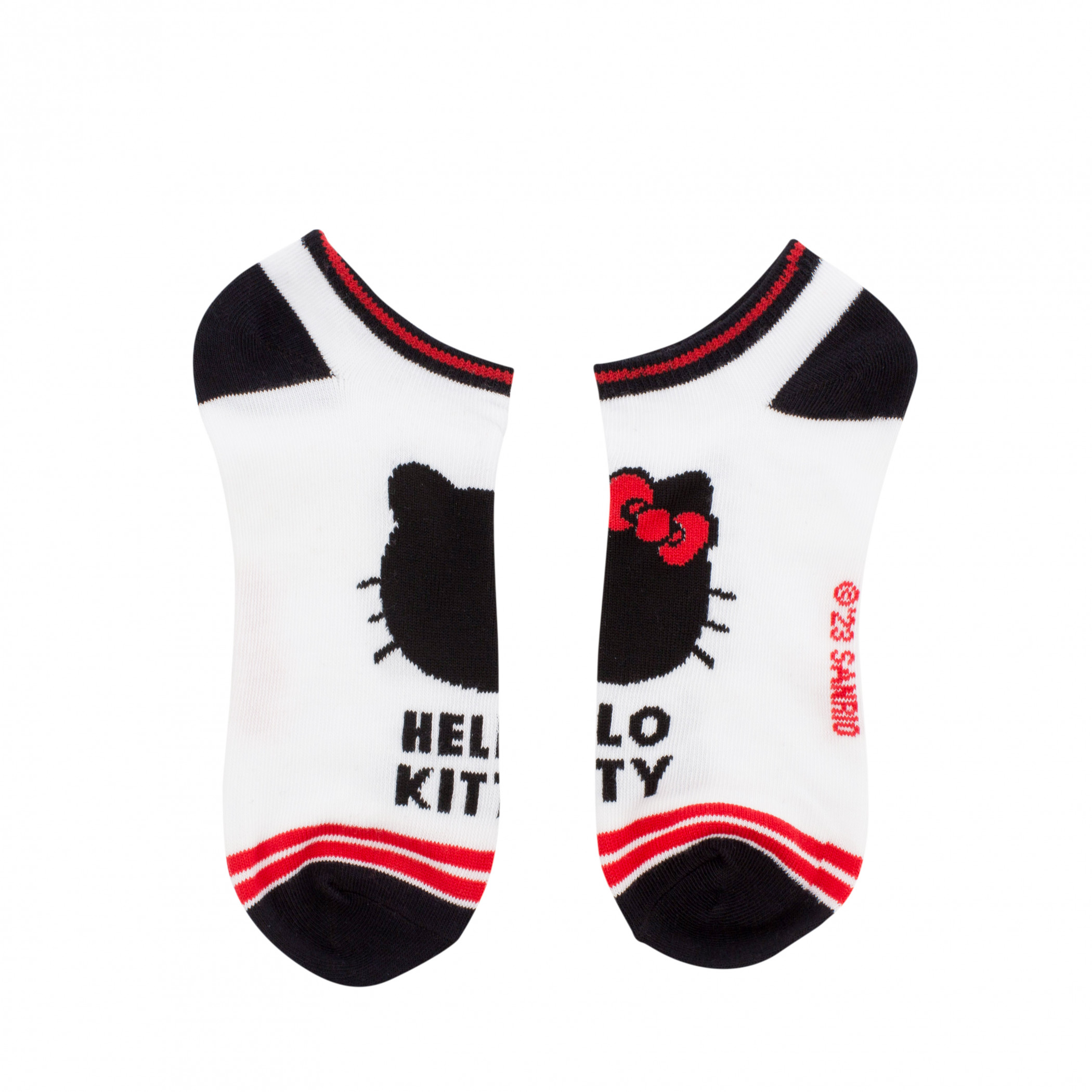 Hello Kitty Polka Dots and Stripes 5-Pack No Show Socks